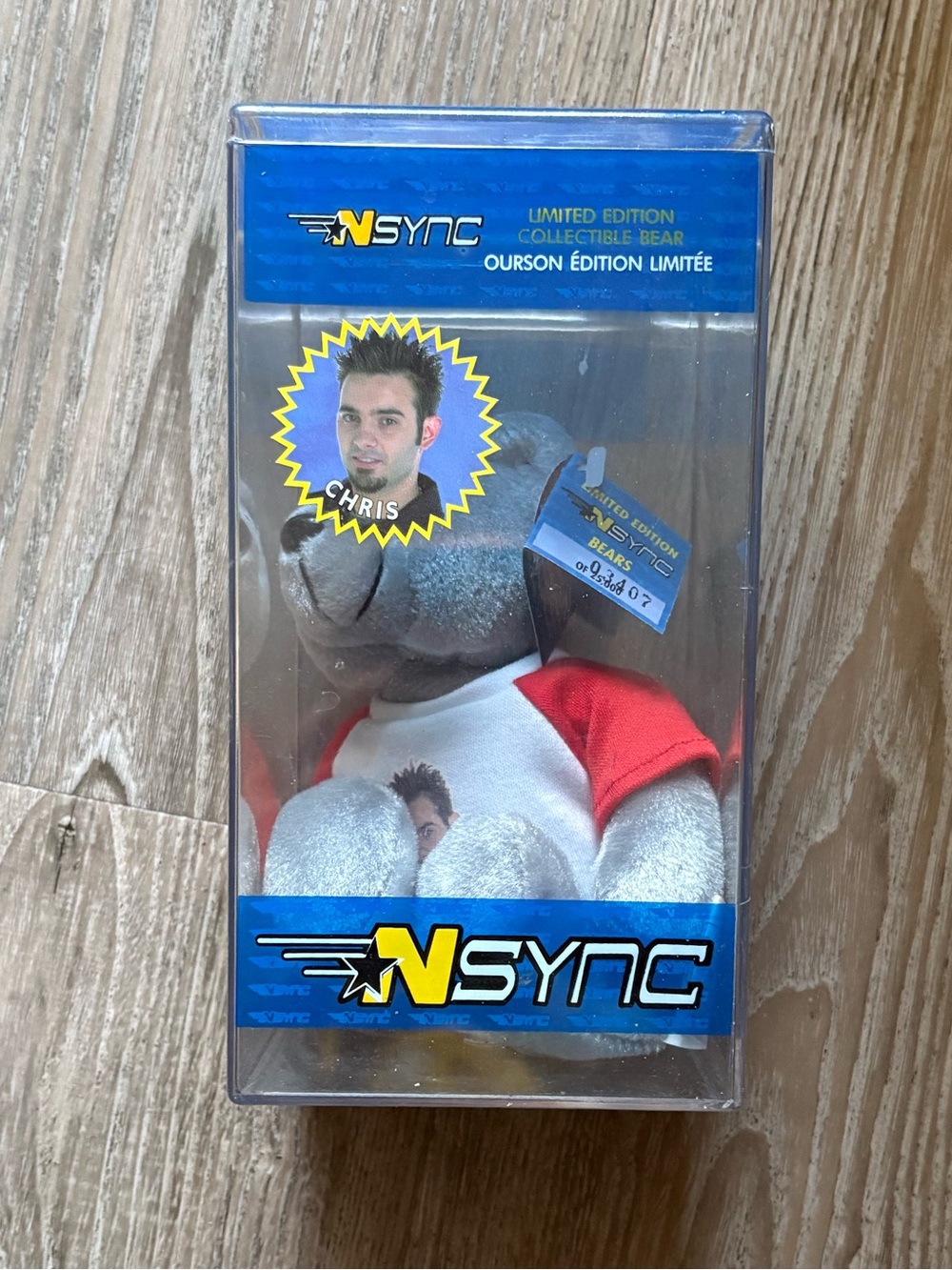 Vintage NSYNC Chris Kirkpatrick Teddy Bear No Strings Attached